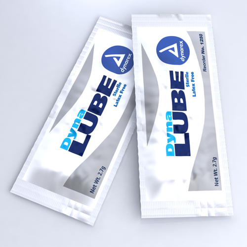 Dynarex Lubricating Jelly Dyna Lube 2.7 gm Individual Packet Sterile