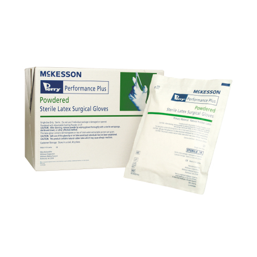 McKesson Surgical Glove Perry® Performance Plus Sterile Latex Size 5.5