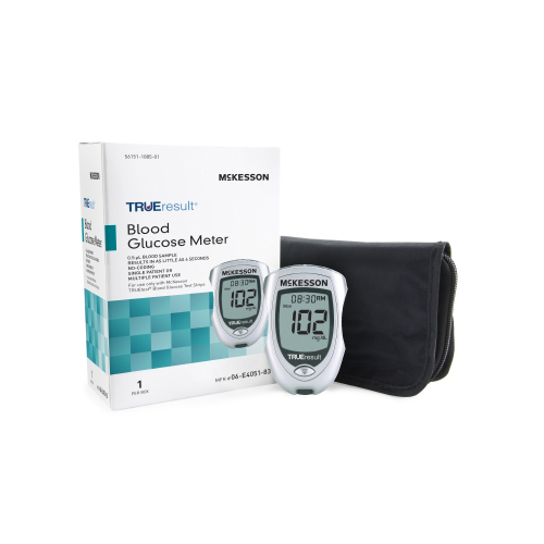 McKesson Blood Glucose Meter TRUEresult® 4 Seconds Stores 7, 14, and