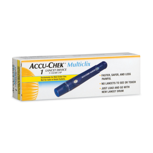Roche Lancing Device AccuChek® Multiclix 6 Pre Loaded Lancets 11